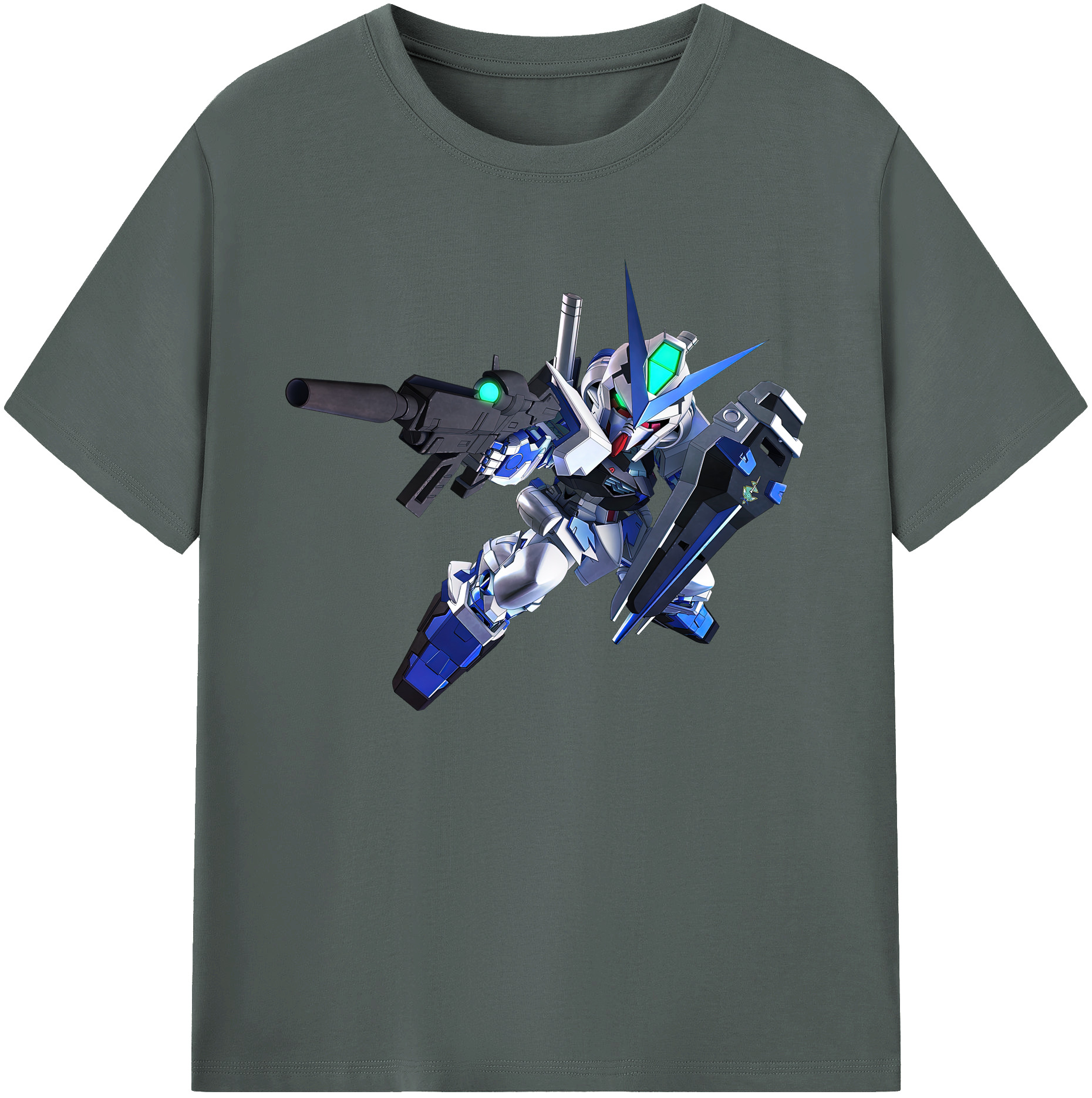 （画像用） 機動戦士ガンダム Mobile Suit Gundam 綿100％ メンズ半袖Tシャツ｜肌触りやわらか＆通気性